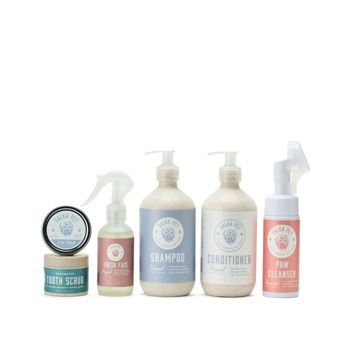 SALKA Pet Fresh Face Post Meal Cleanser- Odor eliminating 4oz