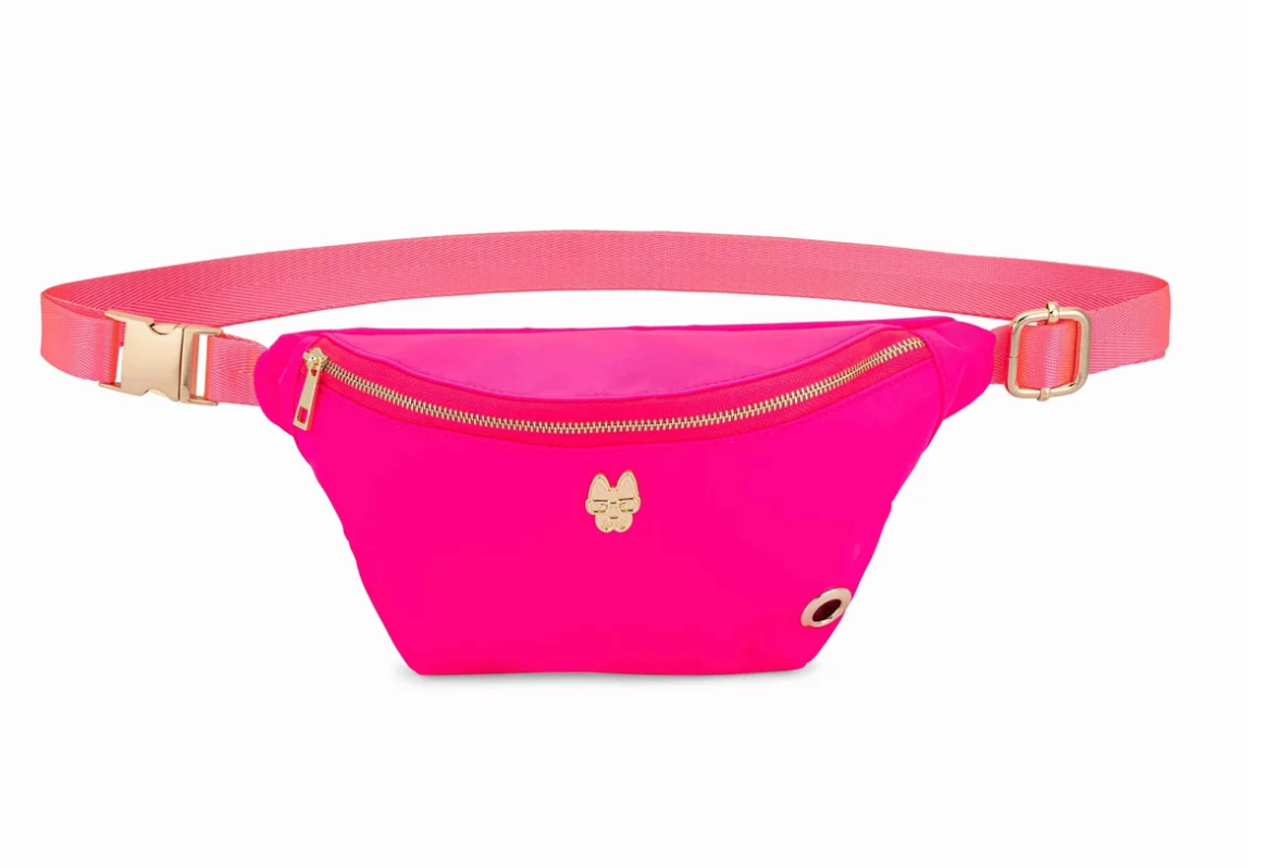 Pink Papyrus Belt Bag