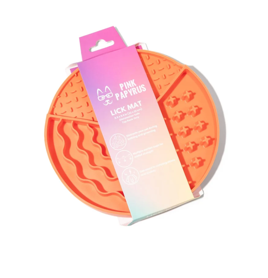 Pink Papyrus Lick Mat