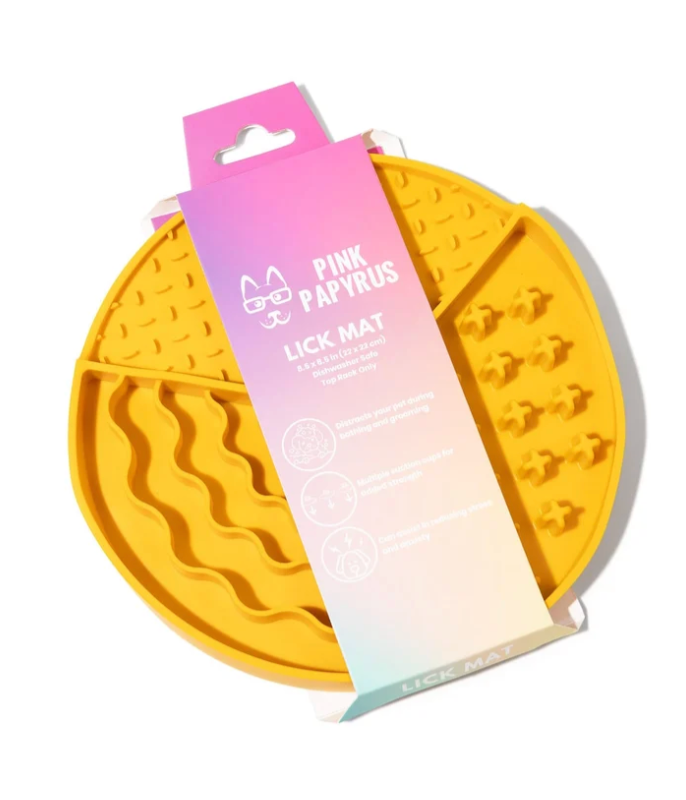 Pink Papyrus Lick Mat