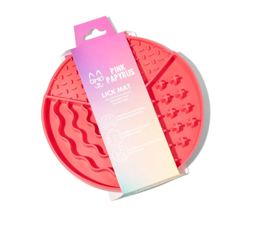 Pink Papyrus Lick Mat