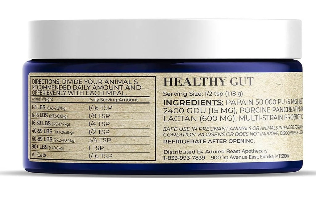 Adored Beast Healthy Gut Digestive Enzyme