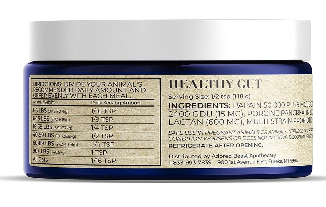 Adored Beast Healthy Gut Digestive Enzyme
