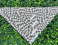 Lucy Lou and Co. Black and White Checkered Bandana
