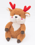 ZippyPaws Holiday Cheeky Chumz Reindeer Plush Dog Toy