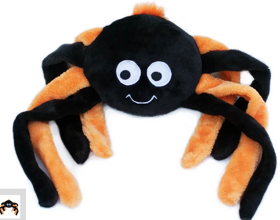 ZippyPaws Grunterz - Orange Spider
