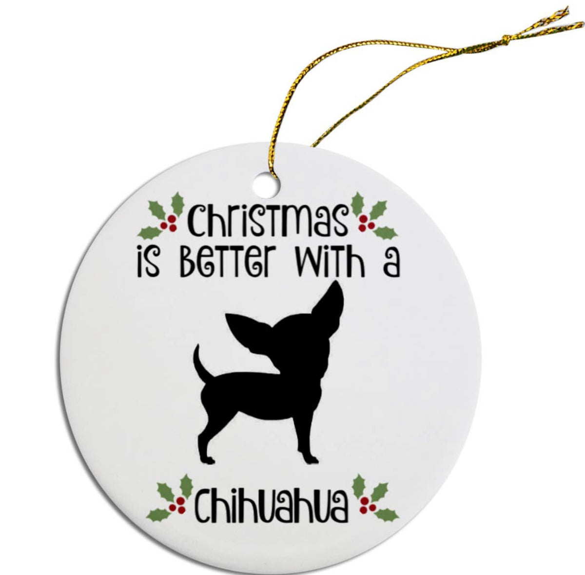 Dog Breed Christmas Ornament