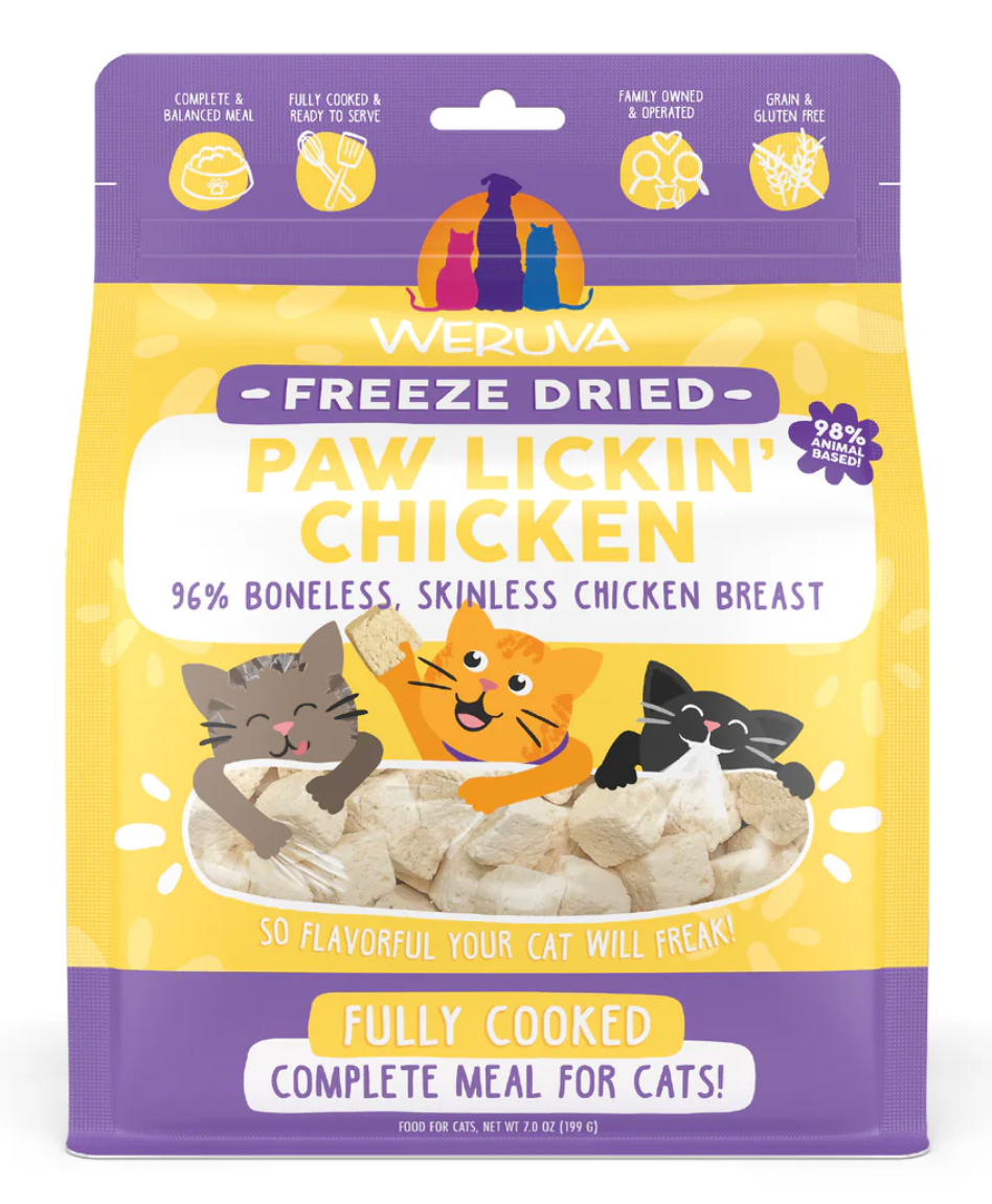 WeRuva Cat Freeze Dried Complete Diet 7oz