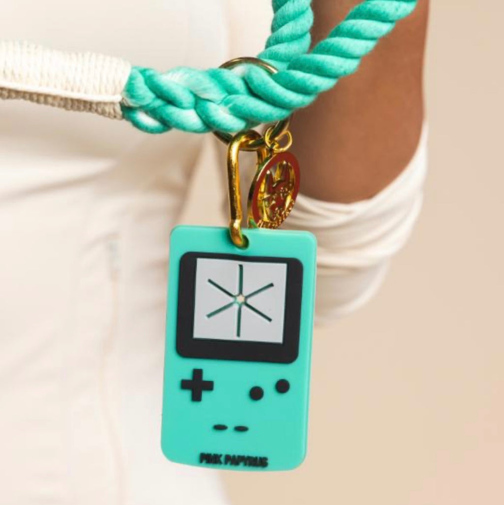 Pink Papyrus Poop Bag Holder