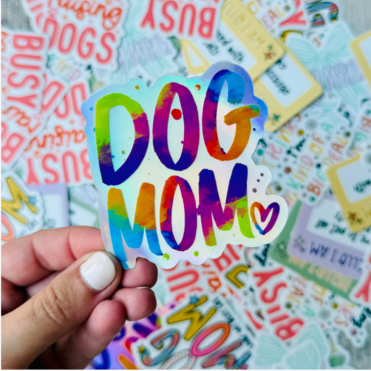 Holographic Dog Mom