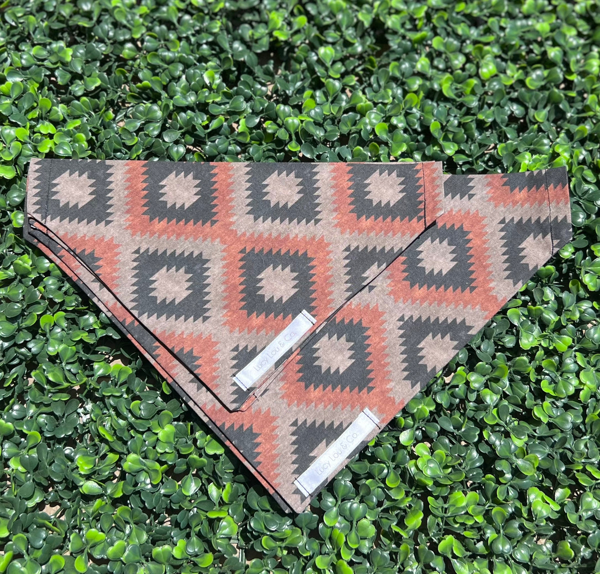 Lucy Lou and Co. Copper Aztec Bandana