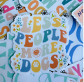 Less People More Dogs Sticker