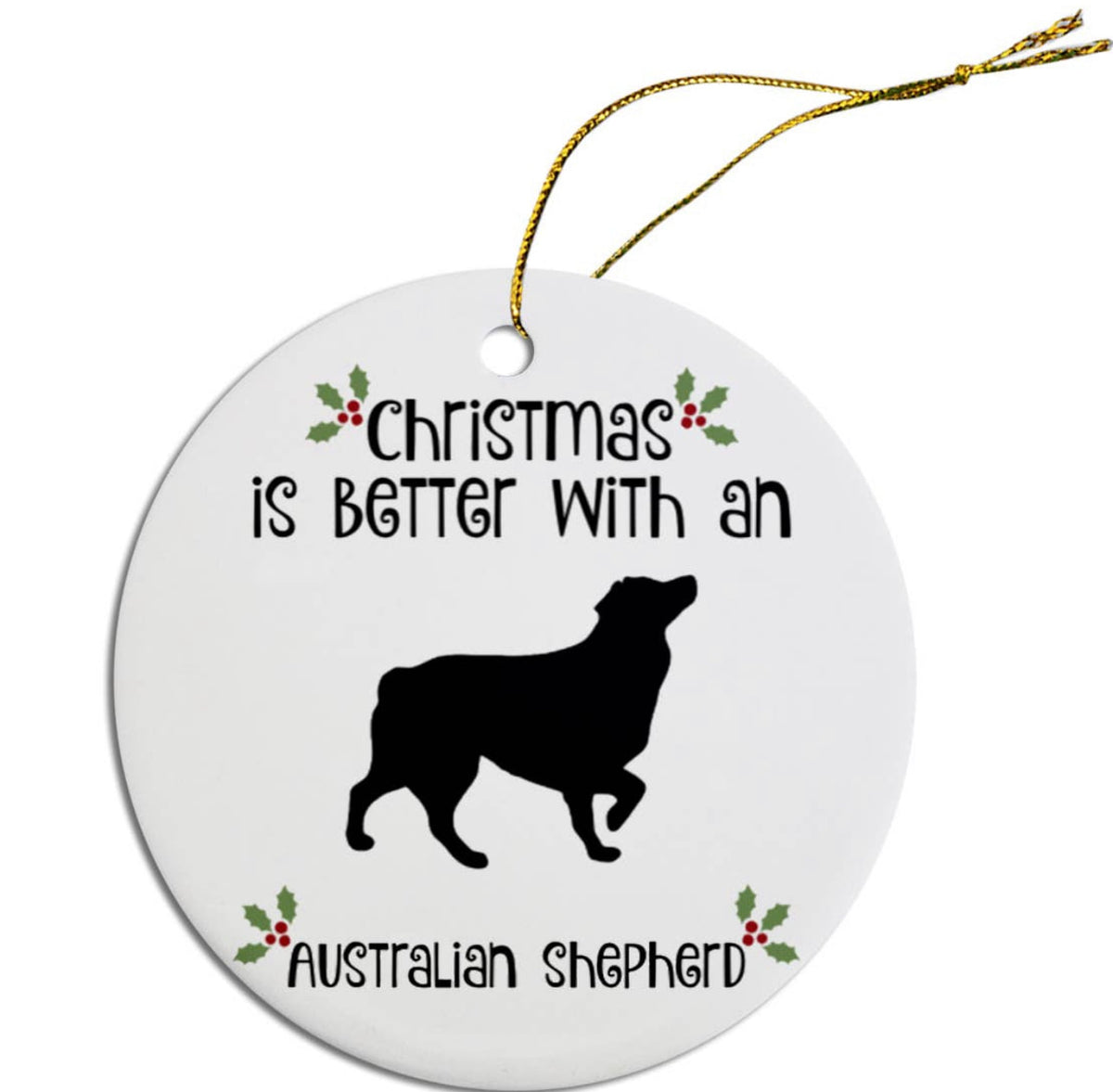 Dog Breed Christmas Ornament