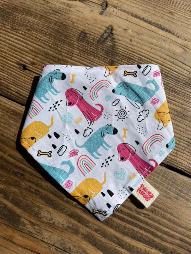 Rainbow Puppies Bandana