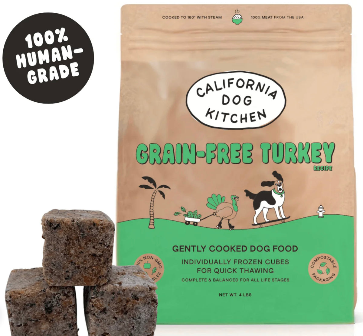 California Dog Kitchen 4lb Bag