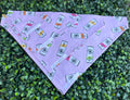 Lucy Lou and Co. Pink White Paw Bandana