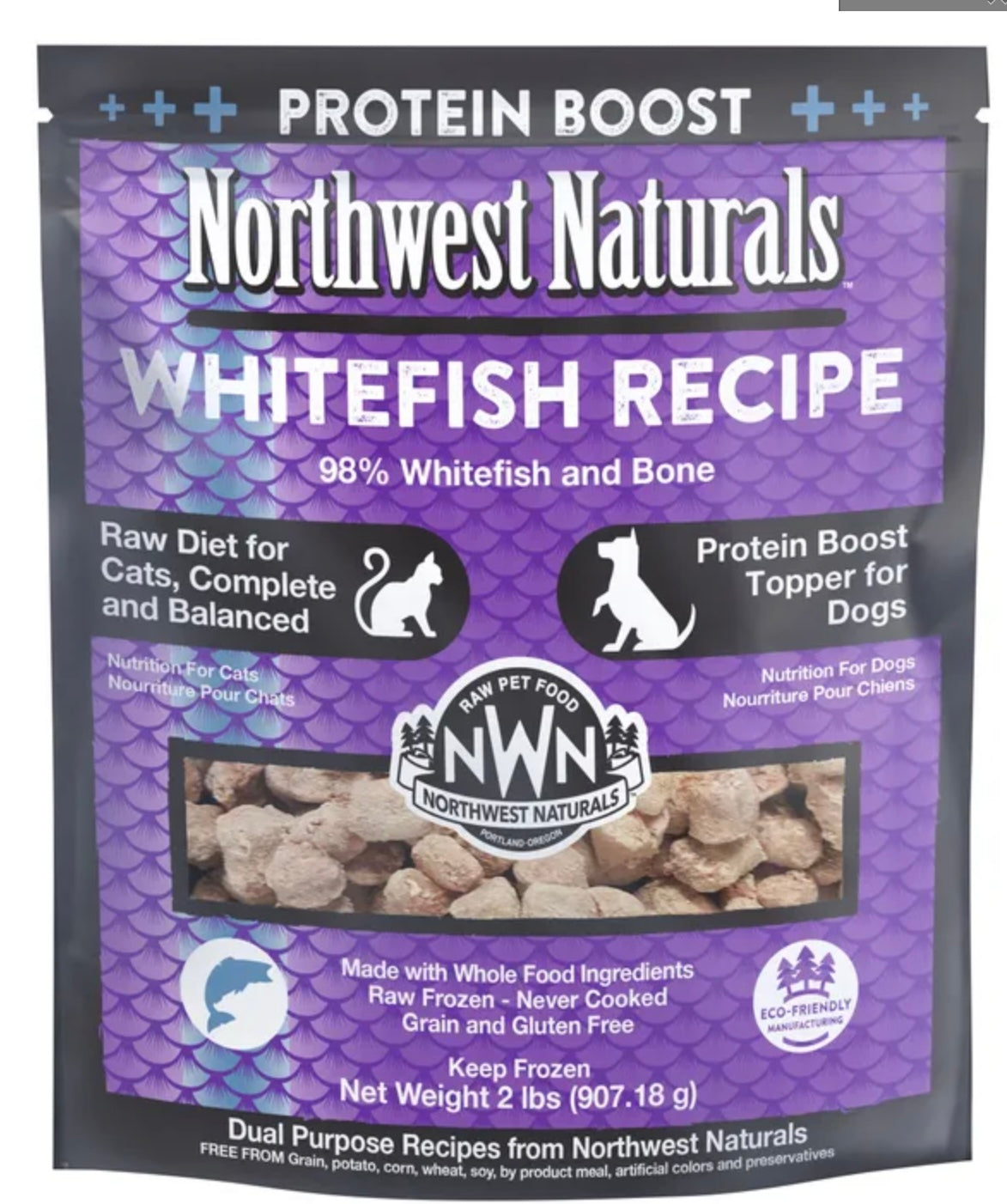 Northwest Naturals Frozen Recipe for Cats & Protein Boost Topper for Dogs