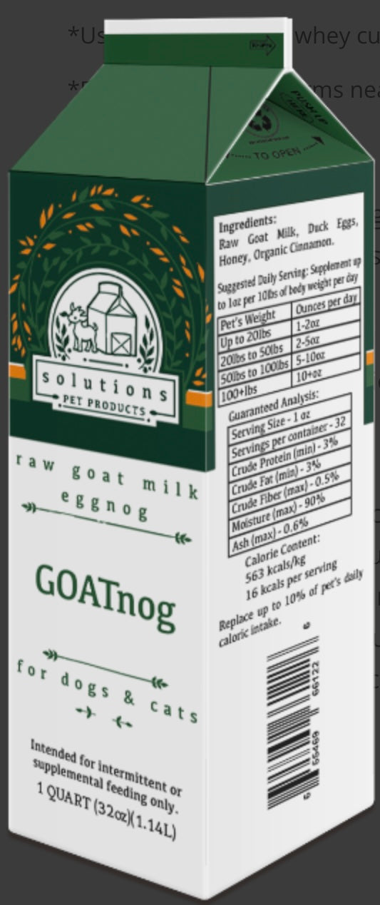 Solutions Goatnog Raw Goat Milk