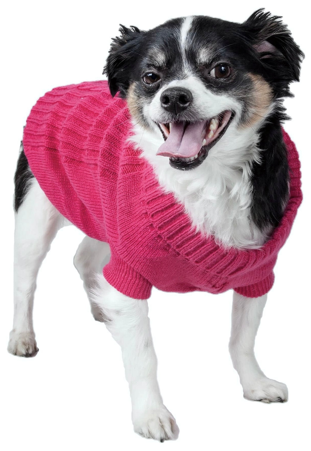 Solid Cable Knit Sweater
