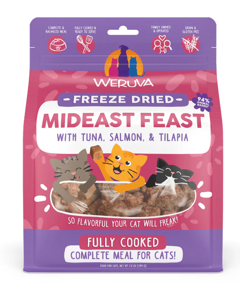 WeRuva Cat Freeze Dried Complete Diet 7oz