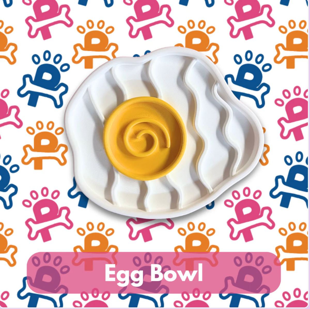 Pupsnack Egg Slow Feeder Bowl