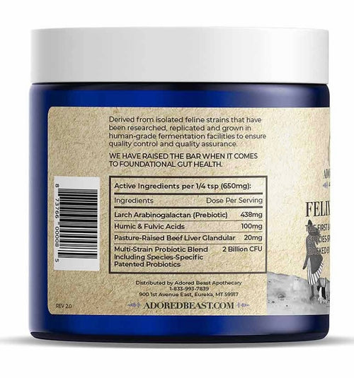 Adored Beast Felix's Flora | Feline Species Specific Probiotic