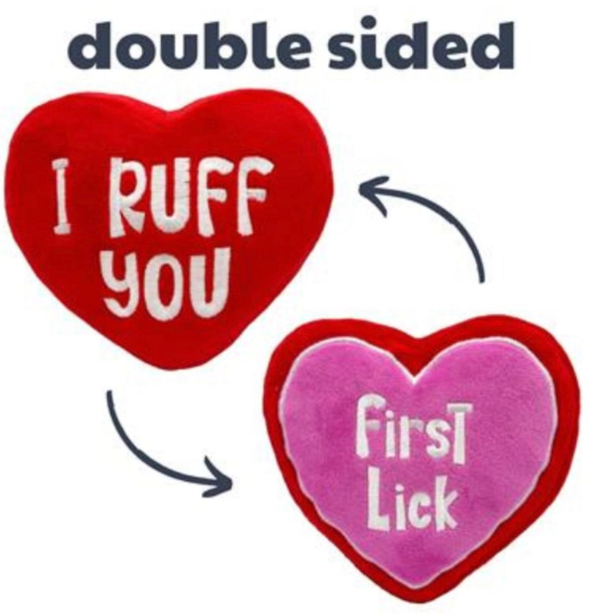 First Lick Heart Dog Toy