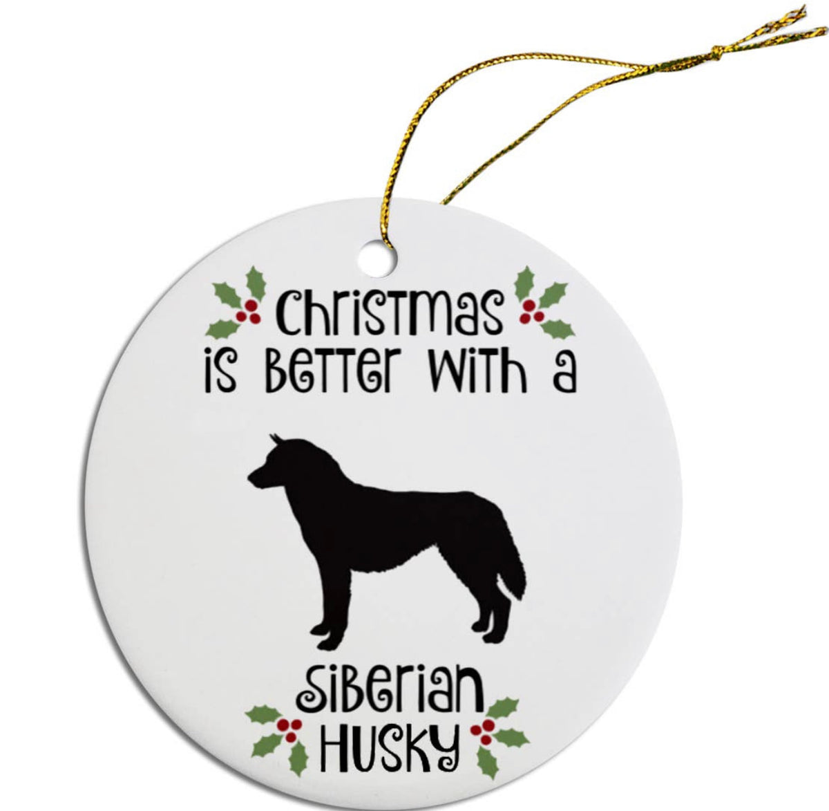 Dog Breed Christmas Ornament