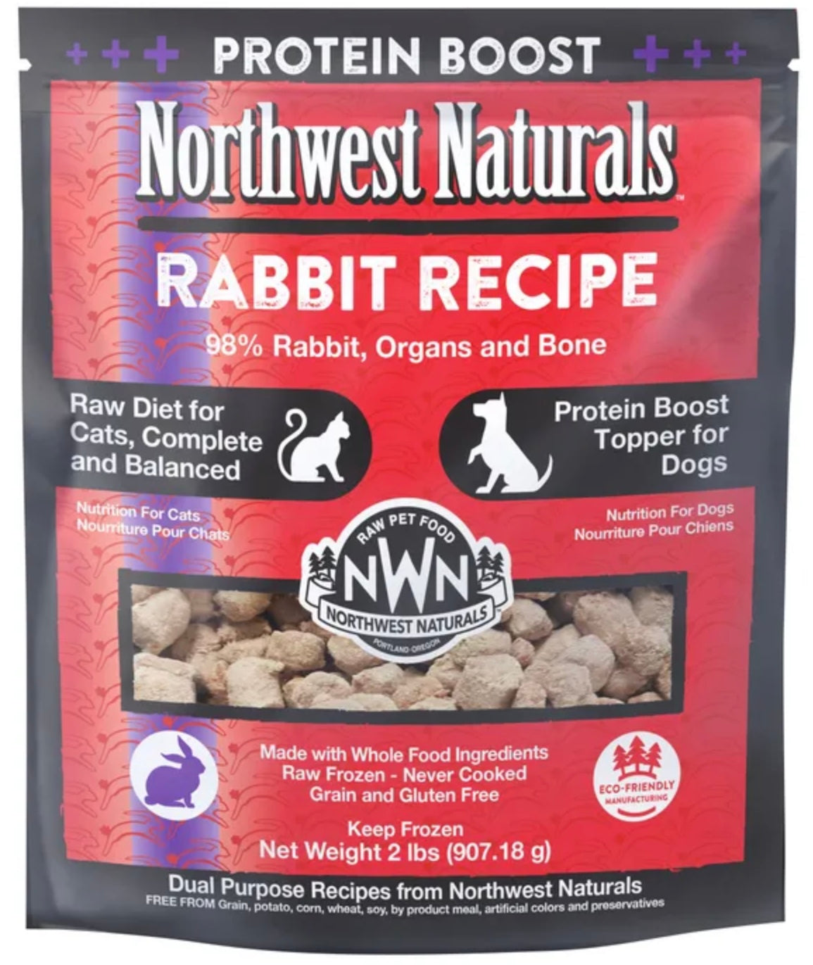 Northwest Naturals Frozen Recipe for Cats & Protein Boost Topper for Dogs