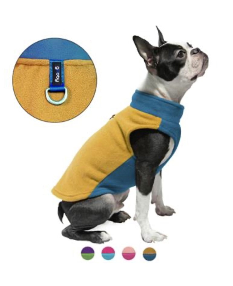 Gooby Fleece Vest- Half Stretch