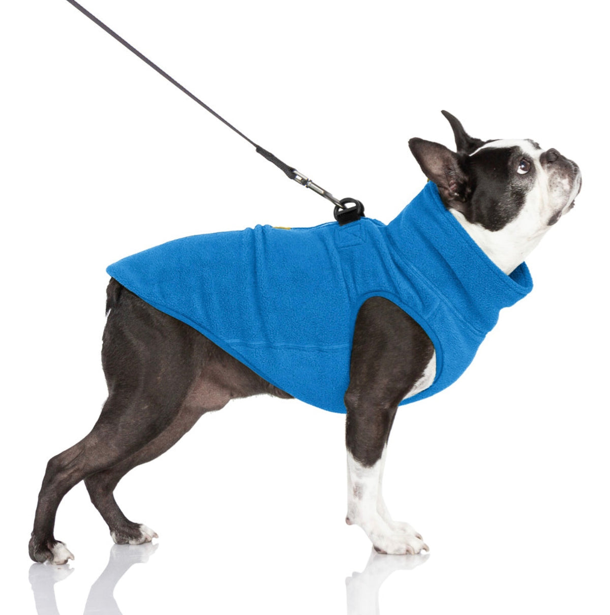 GOOBY HALF ZIP-UP FLEECE VEST