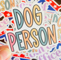 Dog Person Sticker