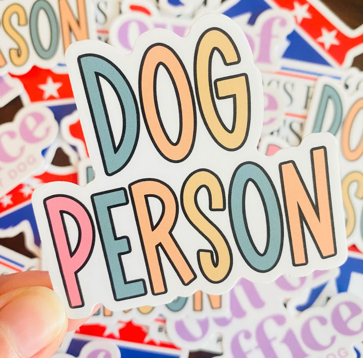 Dog Person Sticker