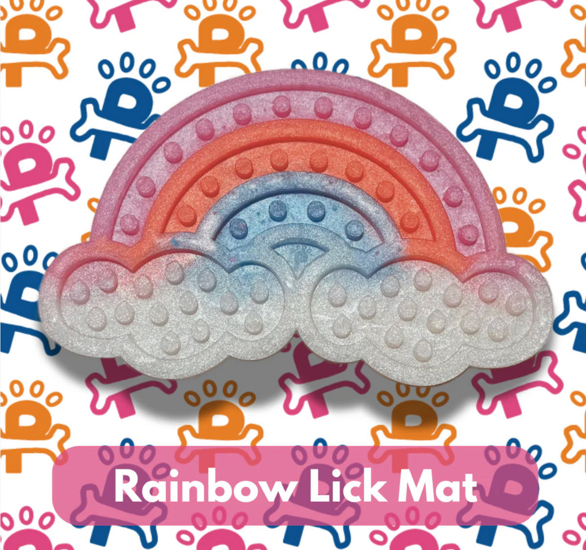 Pupsnack Mini Rainbow Lick Mat