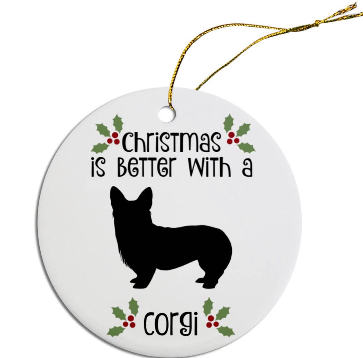 Dog Breed Christmas Ornament