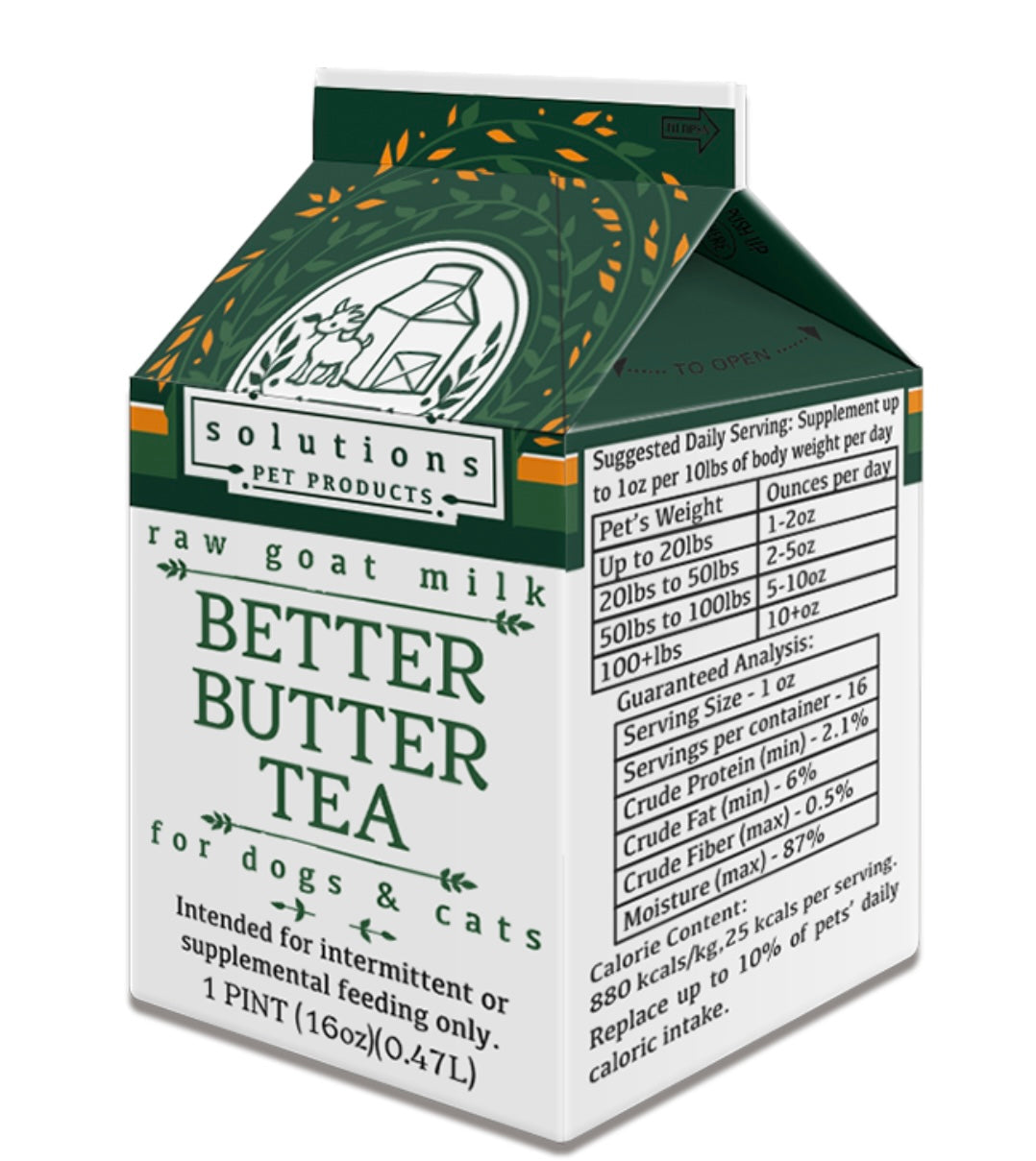 Solutions Better Butter Tea Goat Milk