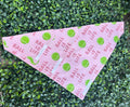 Lucy Lou and Co.Pink Ball is Life Bandana