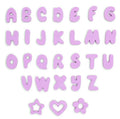 Springland Silicone Dog Charms | Letters & Symbols for Personalized Dog Collars and Leashes- Lilac