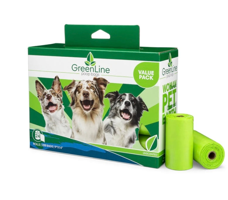 GreenLine Poop Bag 24 Pack