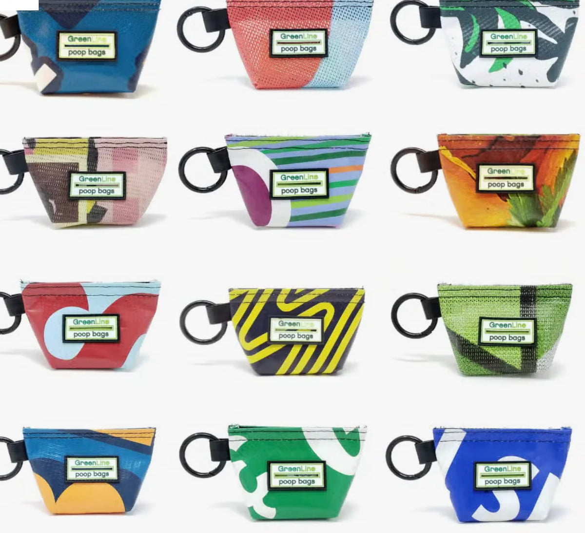 Recycled Festival Banner Poop Bag Holder