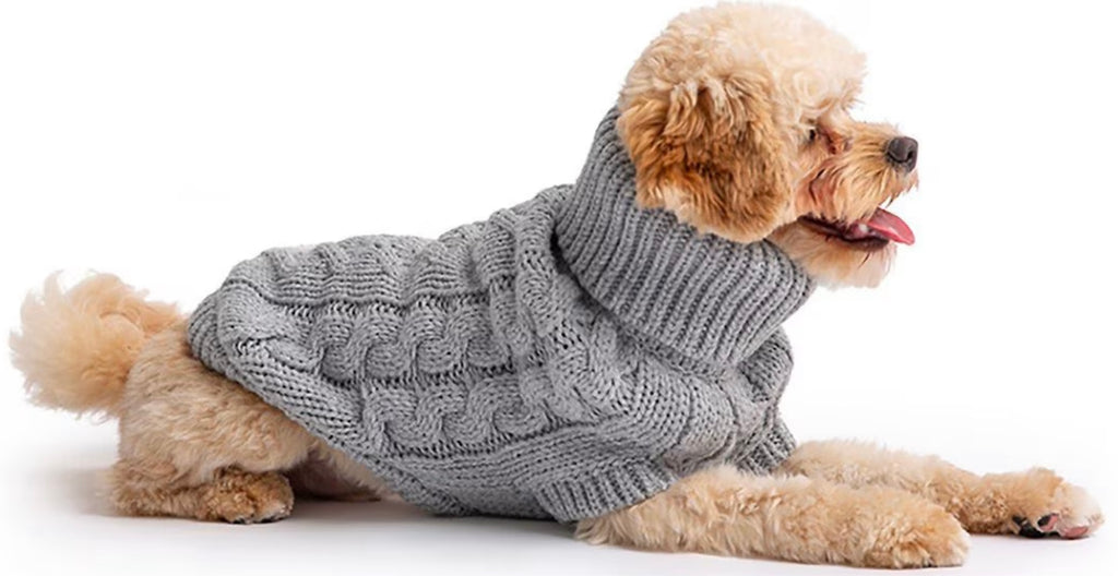 Solid Cable Knit Sweater