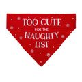 Too Cute For The Naughty List Bandana